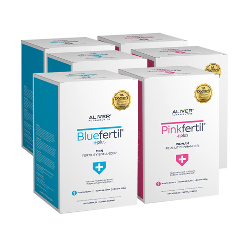 3x BlueFertil + 3x PinkFertil - fertilità maschile e femminile, kit