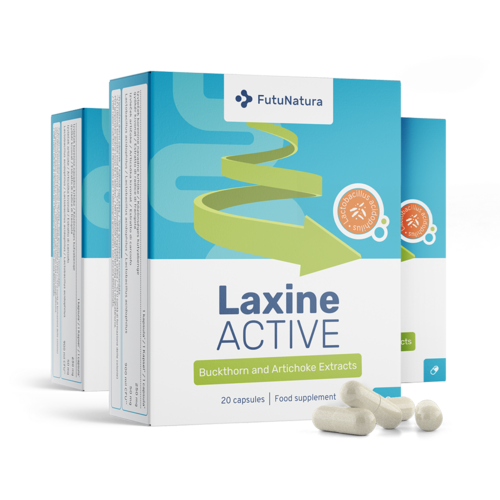 3x Laxine Active, totale 60 capsule
