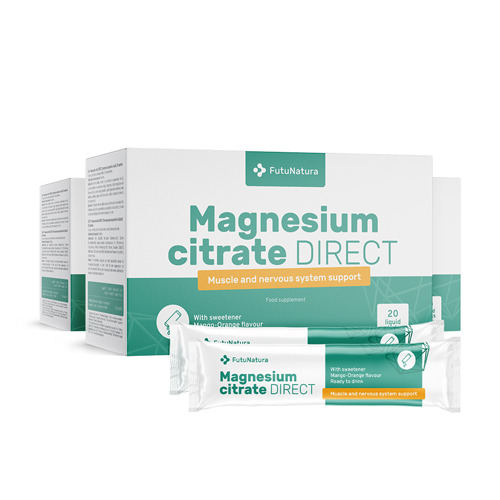 3x Magnesio citrato DIRECT – shots, totale 60 bevande
