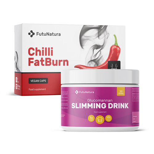 Perdita di peso: Slimming Drink + Chilli FatBurn, kit