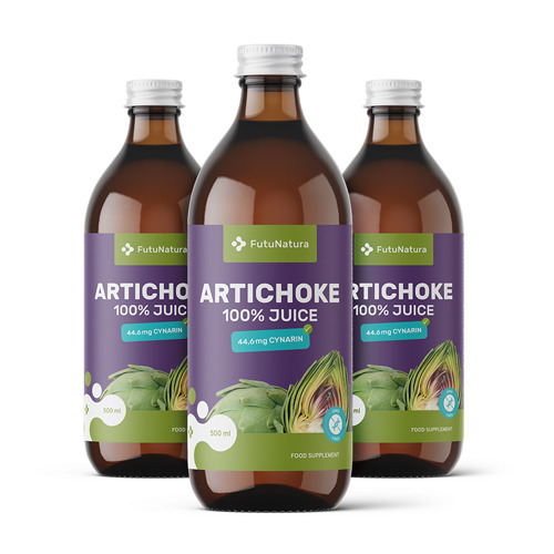 3x 100% succo di carciofo, totale 1500 ml