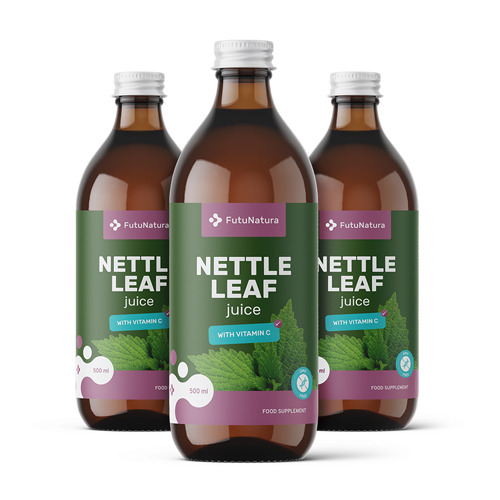 3x Succo di foglie di ortica, totale 1500 ml