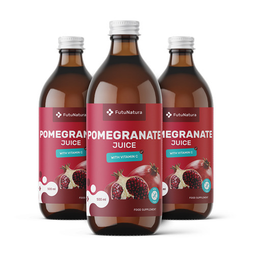 3x Succo di melograno, totale 1500 ml