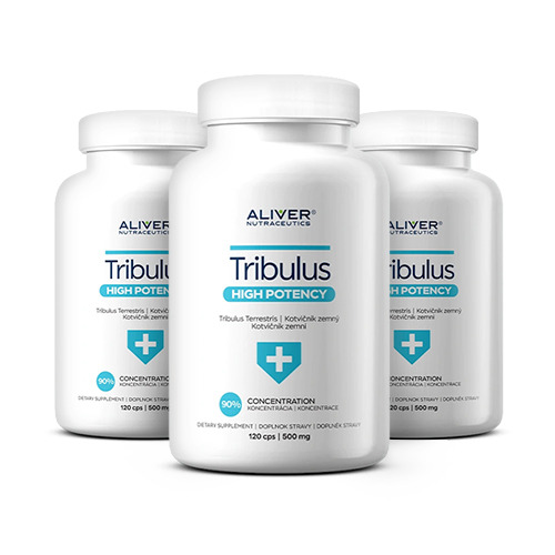 Kit 3x Tribulus terrestris, totale 360 capsule