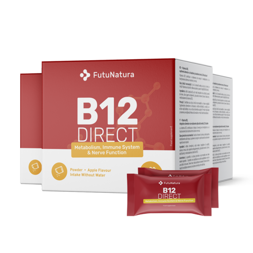 3x Vitamina B12 DIRECT, totale 90 bustine