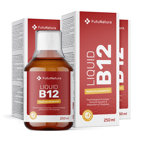 3x Vitamina B12 – in liquido, totale 750 ml