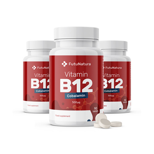 3x Vitamina B12, totale 270 compresse