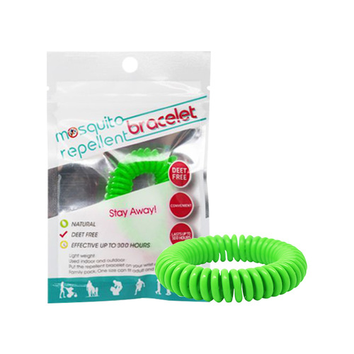 Braccialetto antizanzare – verde, 1 pezzo