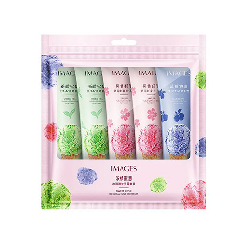 Set di creme per mani - IceCream, 5 x 30 g