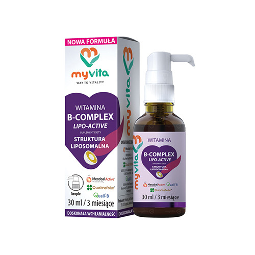 Complesso di vitamina B liposomiale ACTIVE, 30 ml