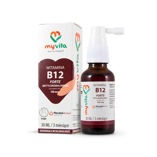 Vitamina B12 in gocce, 30 ml