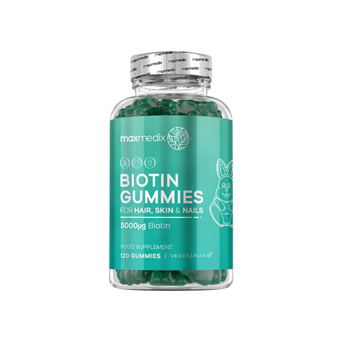 Biotina complesso – per pelle e capelli, 120 caramelle gommose
