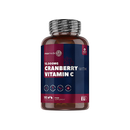 Mirtilli rossi + vitamina C, 180 capsule morbide