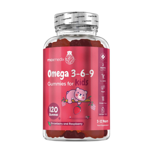 Omega 3-6-9 per bambini, 120 caramelle gommose