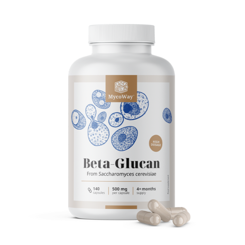 Beta-glucano 500 mg, 140 capsule