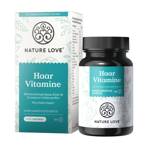 Nature Love - vitamine per capelli, 60 capsule