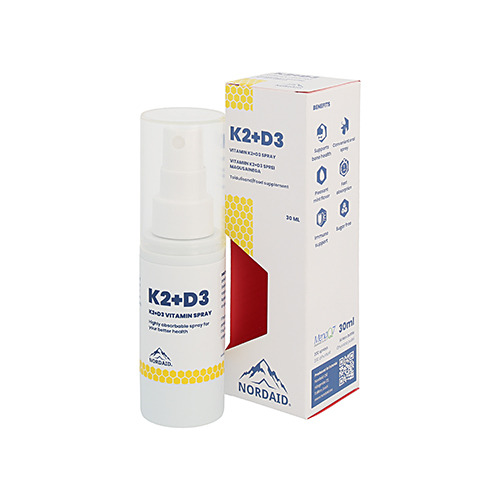Vitamina K2 + D3 in spray, 30 ml