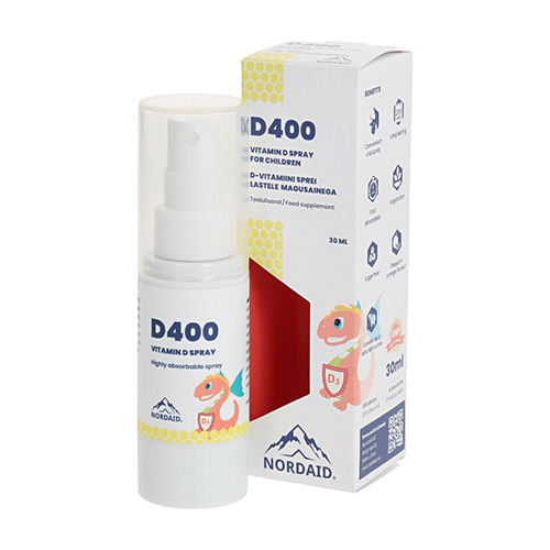 Vitamina D3 per bambini, 400 u.i. - spray, 30 ml