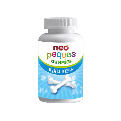 D3 + K2 + calcio per bambini, 30 caramelle gommose