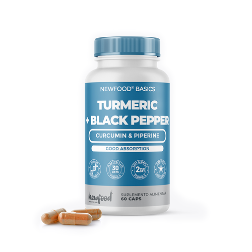 Curcumina + piperina, 60 capsule