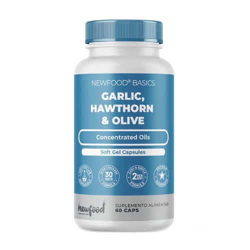 Aglio, biancospino e olive, 60 capsule molli