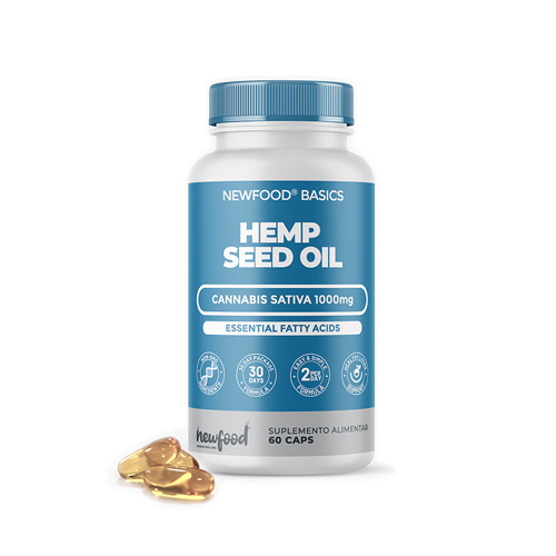 Olio di canapa, 60 capsule morbide