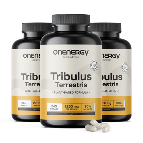 3x Tribulus terrestris 2250 mg, totale 720 capsule