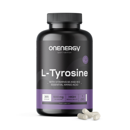 L-Tirosina 500 mg, 365 capsule