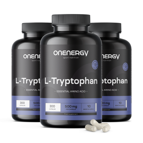3x L-triptofano 500 mg, totale 900 capsule