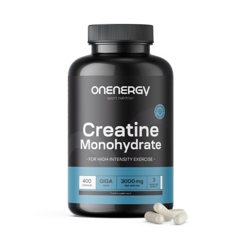 Creatina monoidrato 3000 mg GIGA CAPS, 400 capsule