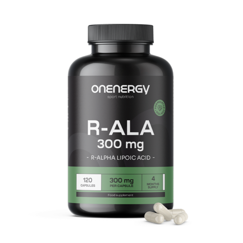 R-ALA – Acido R-alfa lipoico 300 mg, 120 capsule