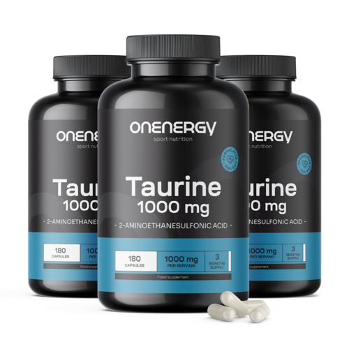 3x Taurina 1000 mg, totale 540 capsule