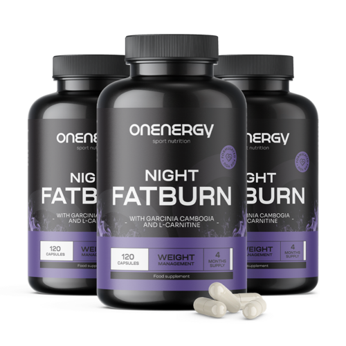 3x Night FatBurn, totale 360 capsule