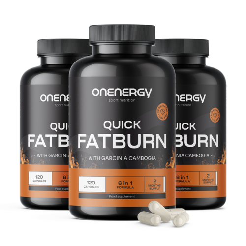 3x Quick FatBurn, totale 360 capsule