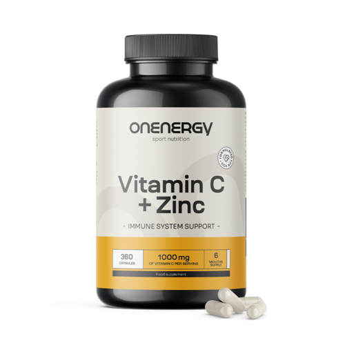 Vitamina C + zinco, 360 capsule