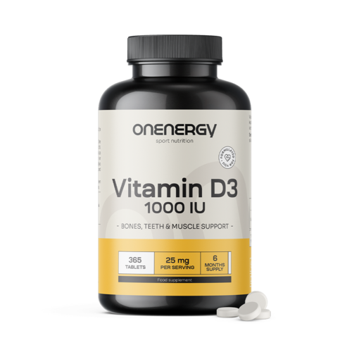 Vitamina D3 1000 U.I., 365 compresse