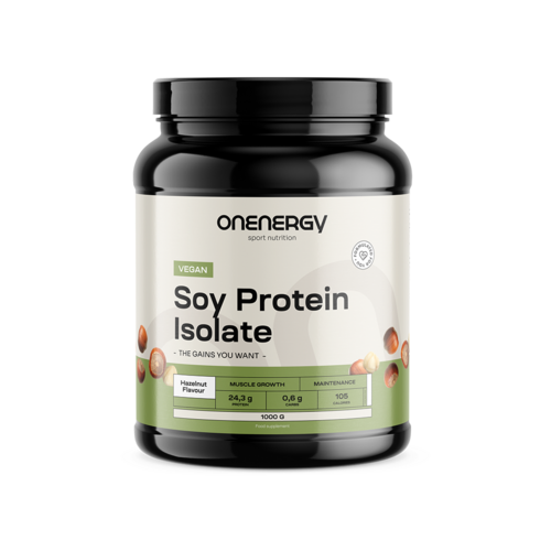 Isolato vegano di proteine di soia – nocciola, 1000 g