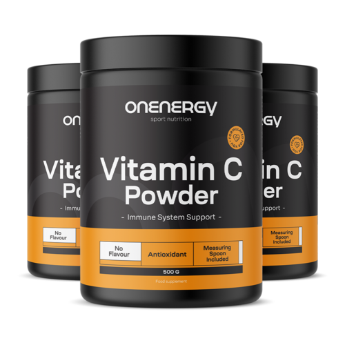 3x Vitamina C in polvere, in totale 1500 g