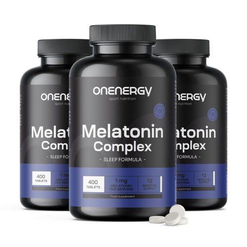 3x Complesso di melatonina 1 mg, totale 1200 compresse