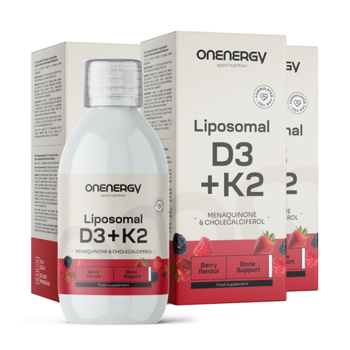 3x Vitamine D3 + K2 liposomiali, totale 750 ml