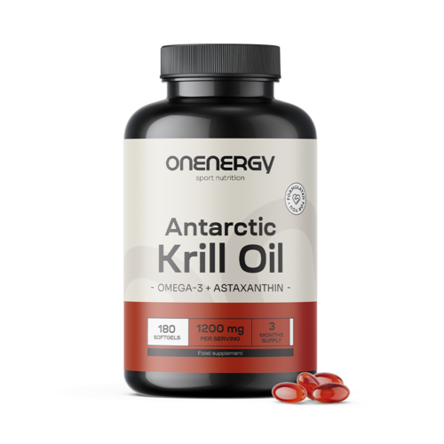 Olio di krill 1200 mg, 180 capsule molli