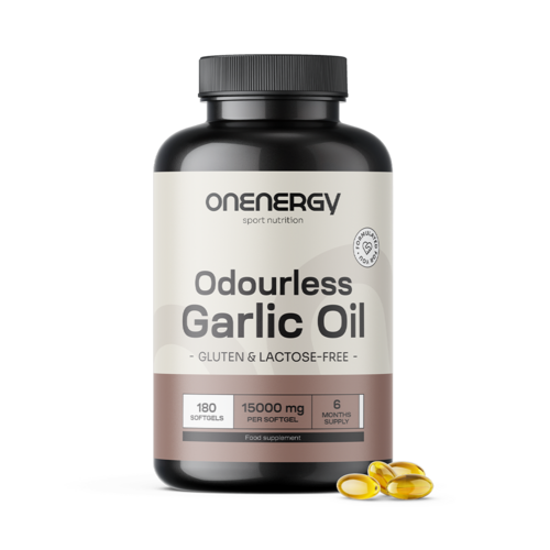 Olio d'aglio 15.000 mg, 180 capsule molli
