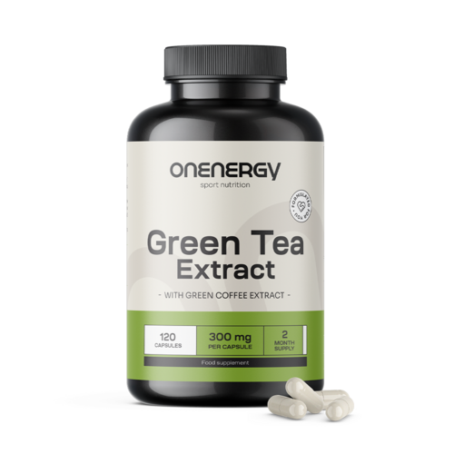 Tè verde 600 mg – estratto, 120 capsule