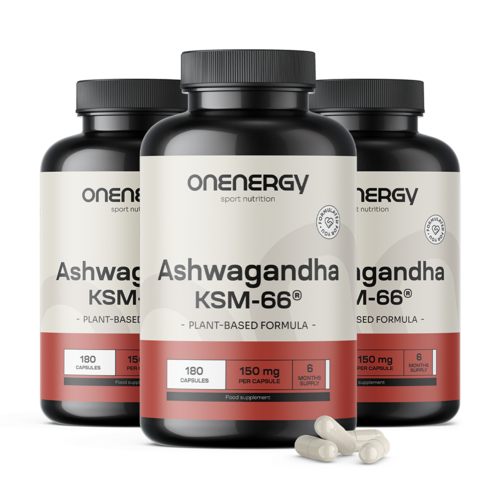 3x Ashwagandha KSM-66®, totale 540 capsule