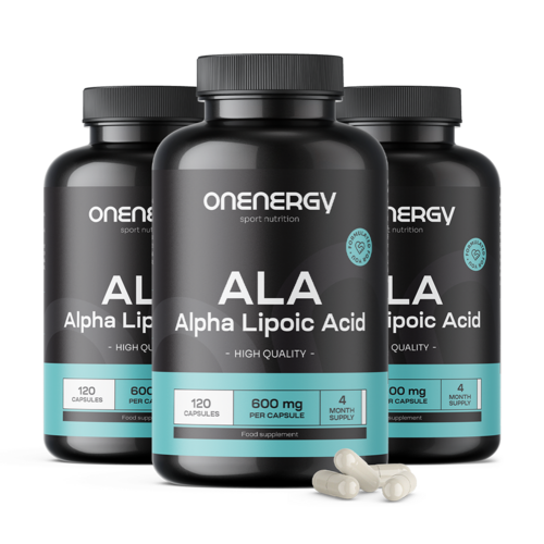 3x ALA – acido alfa lipoico 600 mg, totale 360 capsule