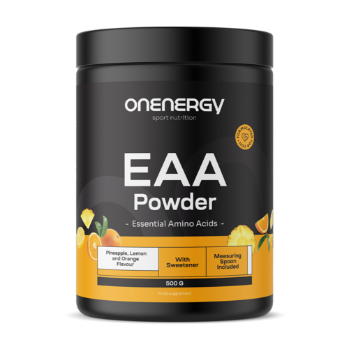 EAA in polvere – ananas, limone, arancia, 500 g