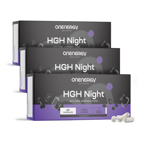 3x HGH Night – Natural HGH Booster, totale 180 capsule