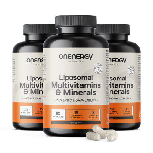 3x Multivitamine e minerali liposomiali, totale 180 capsule