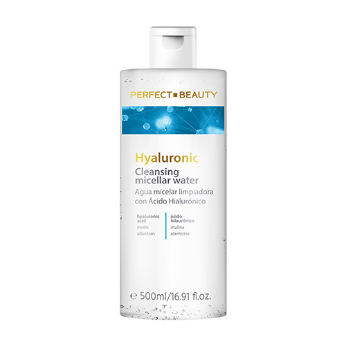 Acqua micellare detergente con acido ialuronico, 500 ml