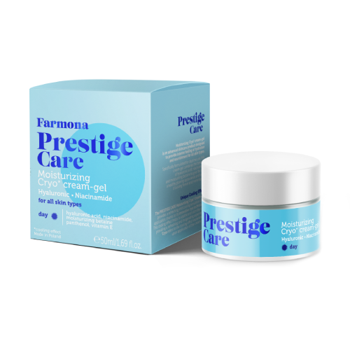 Crema idratante con acido ialuronico e niacinamide, 50 ml